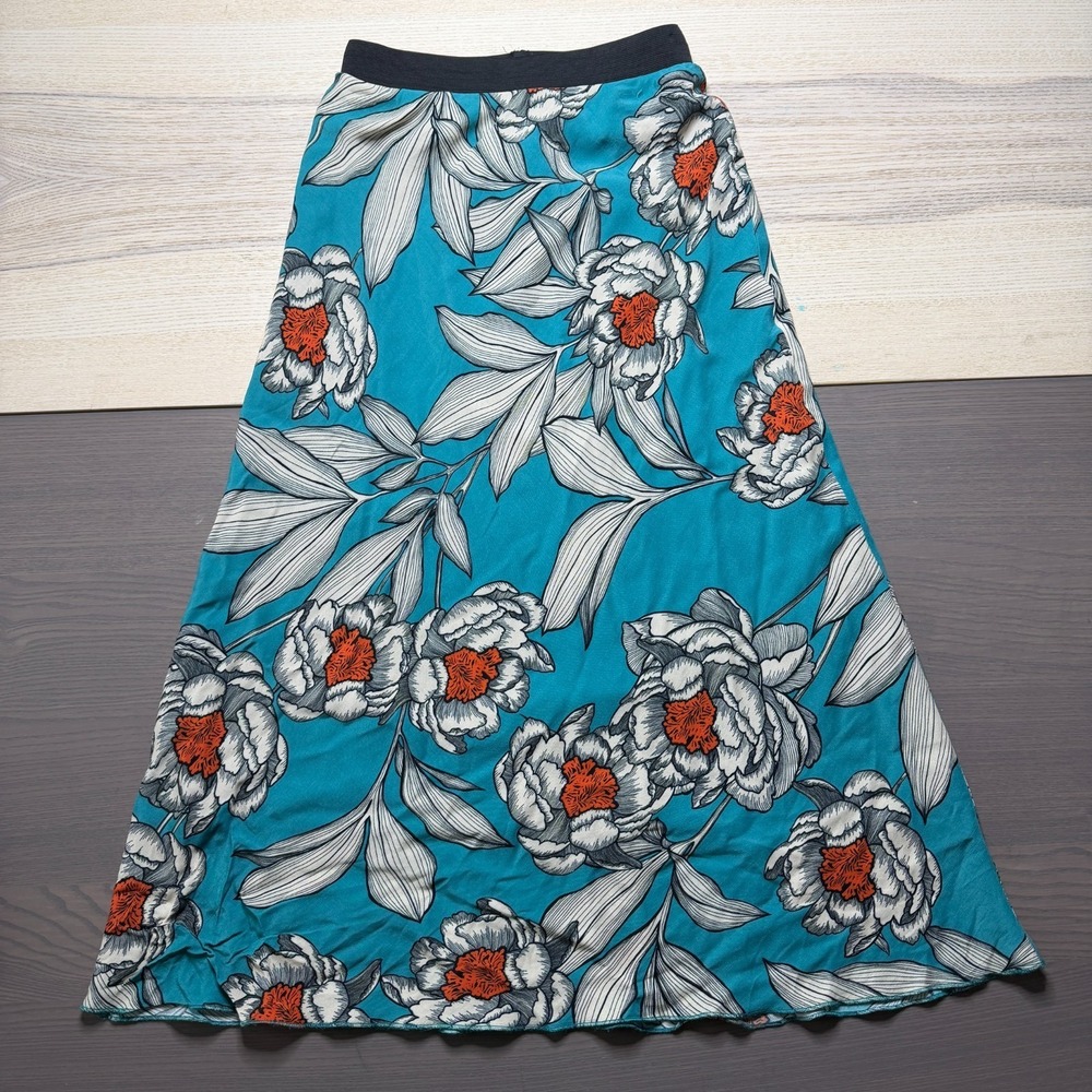 FIFTEEN TWENTY Skirt Women Medium Maxi‎ Peony Floral